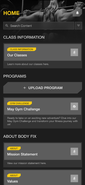 BodyFix Gym Screenshot 0