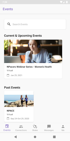 NPACE screenshot 2