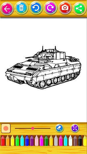Tank Coloring Pages Screenshot 3