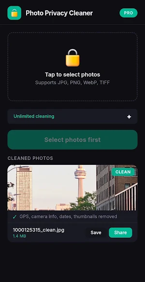 Photo Privacy Data Cleaner Screenshot 3