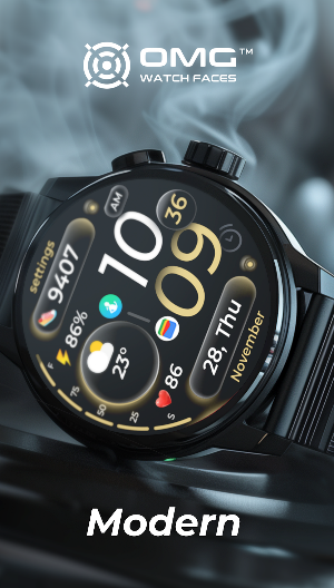 Digital Watch Face: OMG 53 Screenshot 2