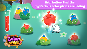 Wolfoo Learn Craft: Color Shop Screenshot 0
