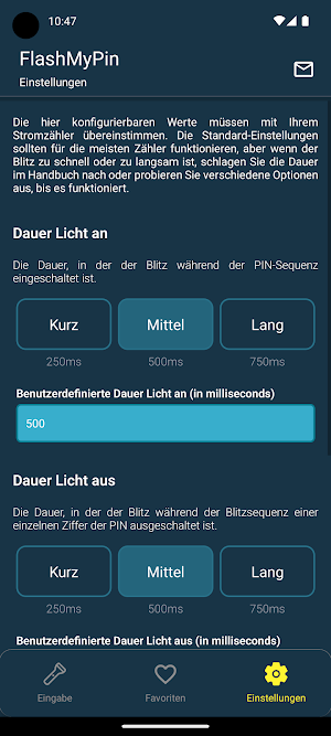 FlashMyPin Screenshot 3