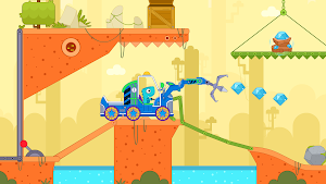 Dino Max The Digger 2 –Rex driving adventure game Screenshot 0