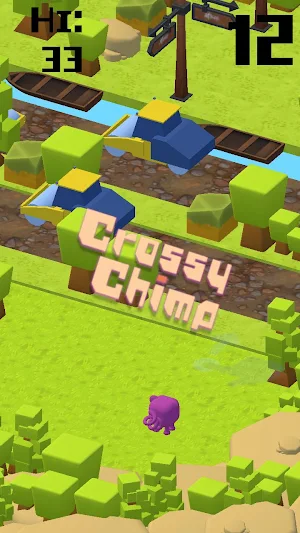 Crossy Chimp : Endless Game Screenshot 3