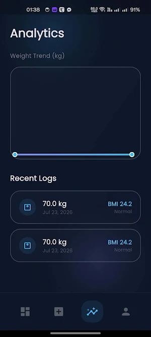 BMI Calculator Screenshot 2