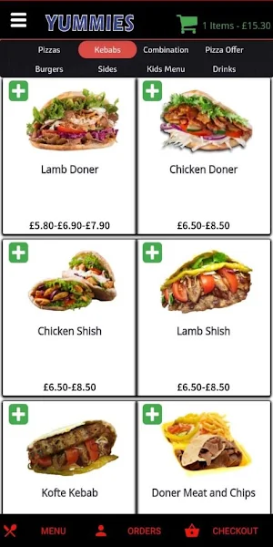 Yummies Kebab Bridgewater Screenshot 2