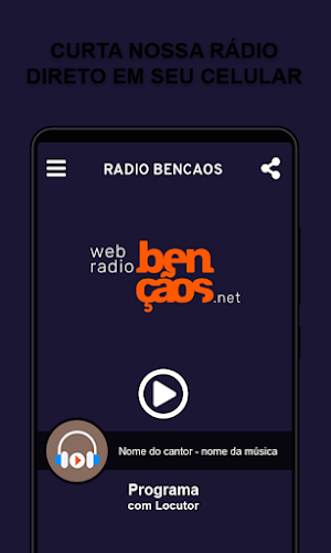 Radio Bençãos Screenshot 1