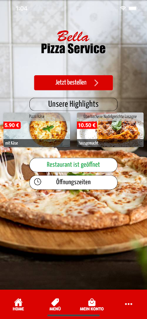 Bella Pizza Service Online Screenshot 0