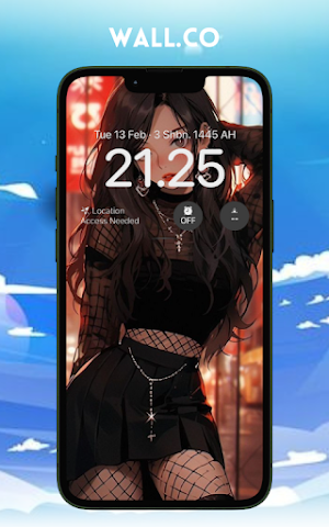 Kawaii Girl Anime Wallpaper Screenshot 1