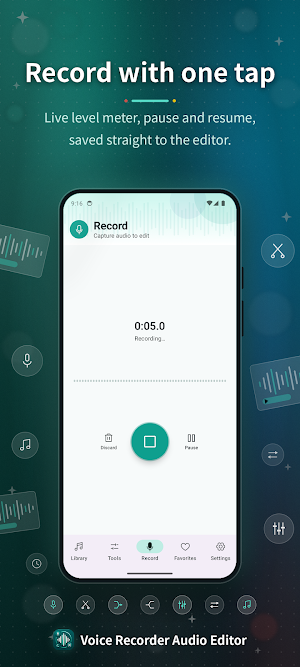 Voice Recorder Audio Editor Screenshot 2