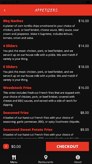 BBQ King Smokehouse Screenshot 1