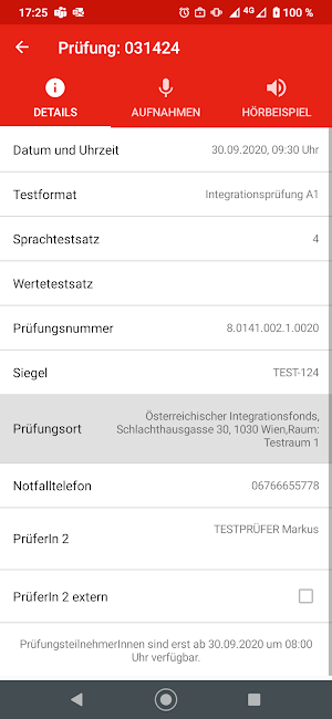 ÖIF Prüfungen Screenshot 2