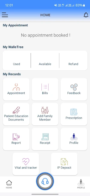 Balwant Singh's Patient Portal Screenshot 1
