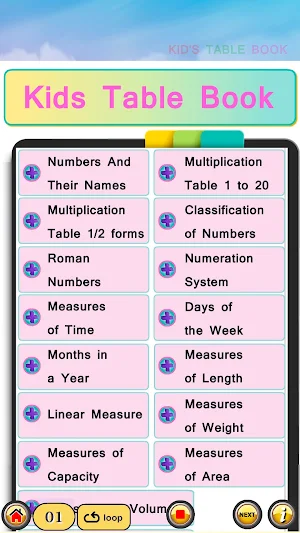 Kid's Table Book Screenshot 1