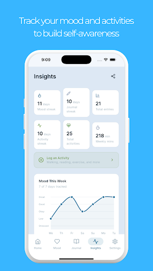 Restori Journal & Mood Tracker Screenshot 2