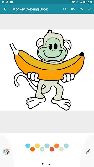 Monkey Coloring Book Screenshot 0