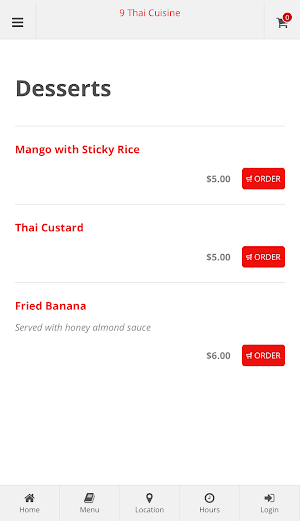 9 Thai Cuisine Screenshot 2