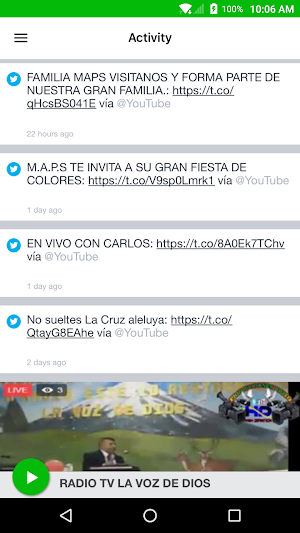 RADIO TV LA VOZ DE DIOS Screenshot 0