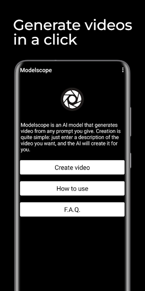 Modelscope: AI Video Generator Screenshot 2