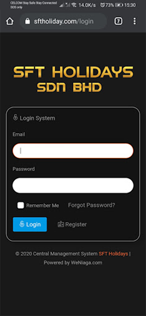 SFT Holiday System Screenshot 0
