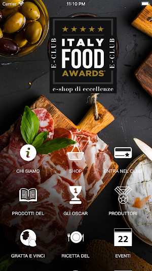 eClub Italy Food Awards Screenshot 0