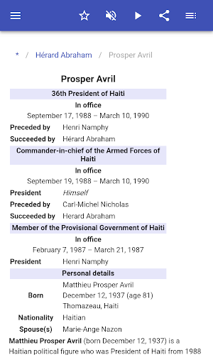The presidents of Haiti Screenshot 2