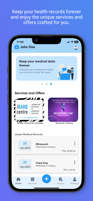 MdRx -Personal Health Records Screenshot 1
