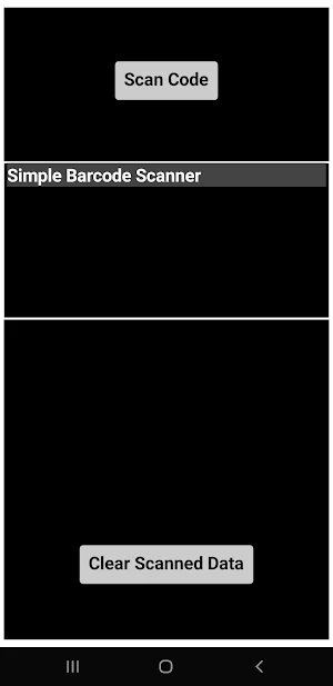 Simple Barcode QR-code Scanner Screenshot 0