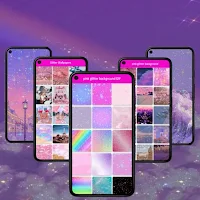pink glitter background GIF