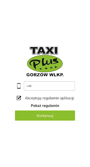 Taxi Plus Gorzów Wlkp. Screenshot 1