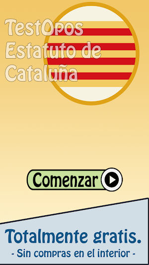 TestOpos Estatuto de Cataluña Screenshot 0