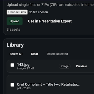 AI Data Presenter Screenshot 1
