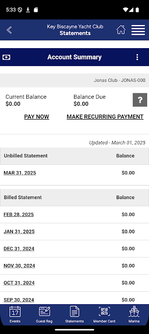 Key Biscayne YC Screenshot 2
