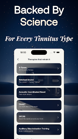 Tinnitus Relief - MyPattern Screenshot 2