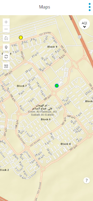 Kuwait Air Quality Screenshot 2