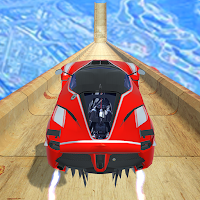 Super Hero Mega ramp Car Stunt