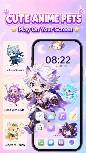 Anime Shimeji: Screen Pets Screenshot 2