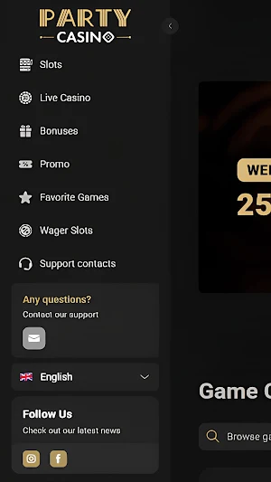 Party Casino Screenshot 0