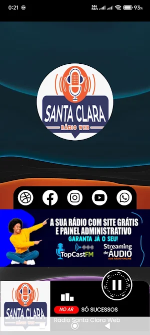 Rádio Santa Clara Web PE Screenshot 1