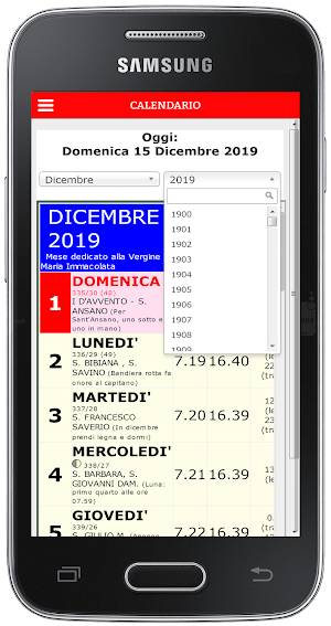 Calendario Religioso 1900-2050 Screenshot 2