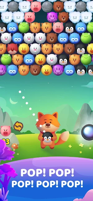 Bubble Shooter: Doggie Friends Screenshot 1
