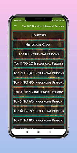 The 100 Most Influential Screenshot 1