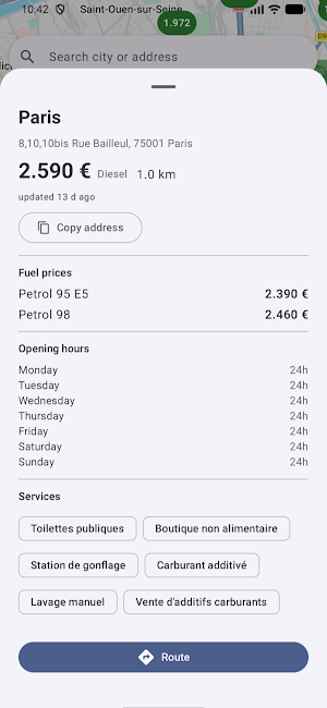 Litro: Fuel Prices Screenshot 2