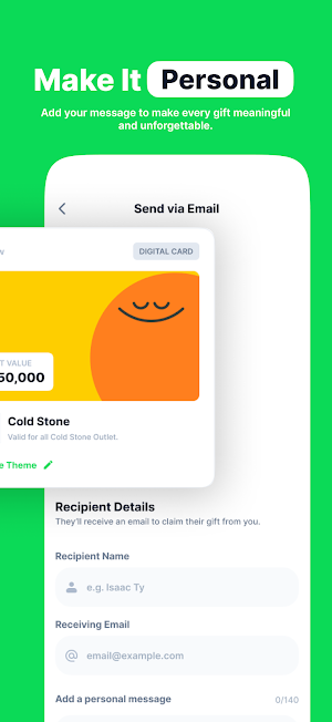 Givra - Gift Cards & Money Screenshot 2