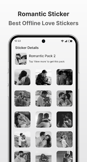 Romantic Stickers: WA Sticker Screenshot 1