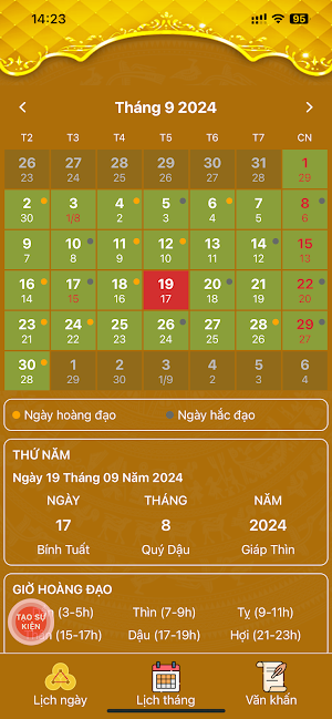 Lịch Vạn Niên 2024 - Lịch Âm Screenshot 3