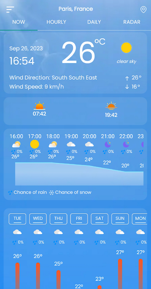 Live Weather Radar & Forecast Screenshot 0