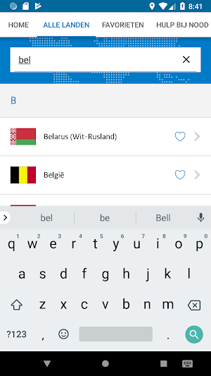 Reisapp Buitenlandse Zaken Screenshot 1