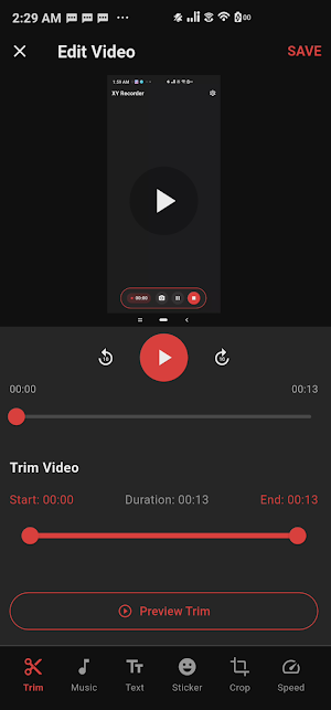Screen Recorder - XY recorder Screenshot 3